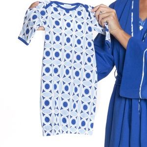 Olian Intimates & Sleepwear - NWOT Olian Nursing Pajamas Blue Layette Gown M Olian Intimates & Sleepwear - NWOT Olian Nursing Pajamas Blue Layette Gown M
